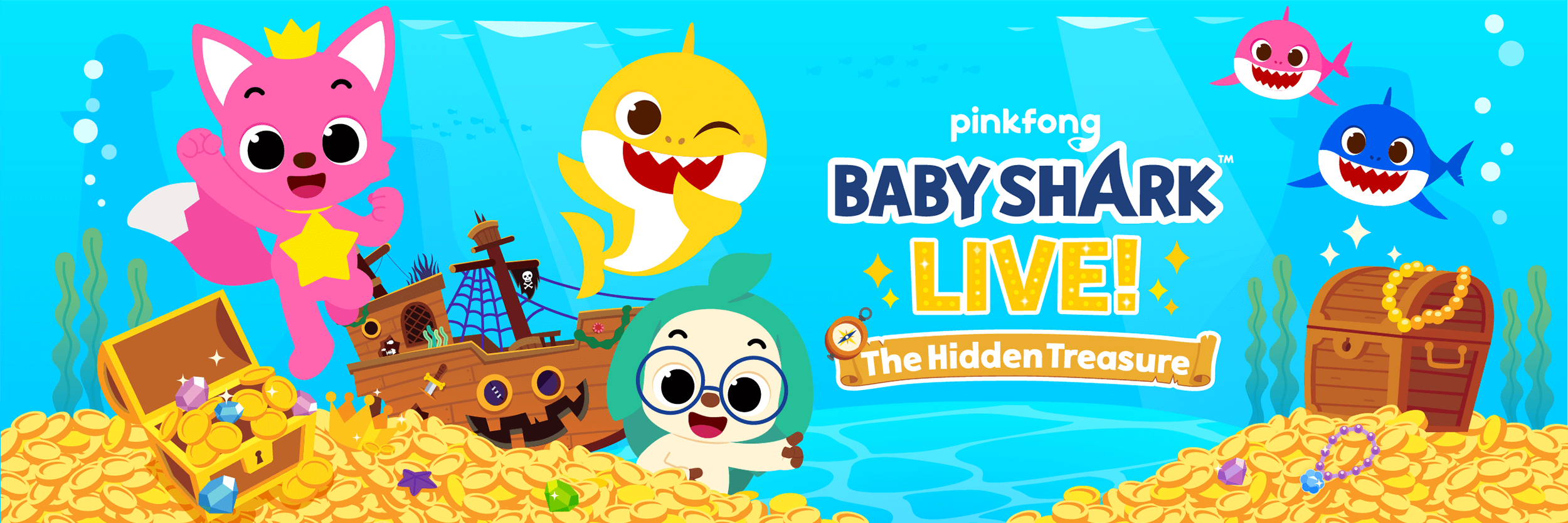 BABY SHARK LIVE！ The Hidden Treasure